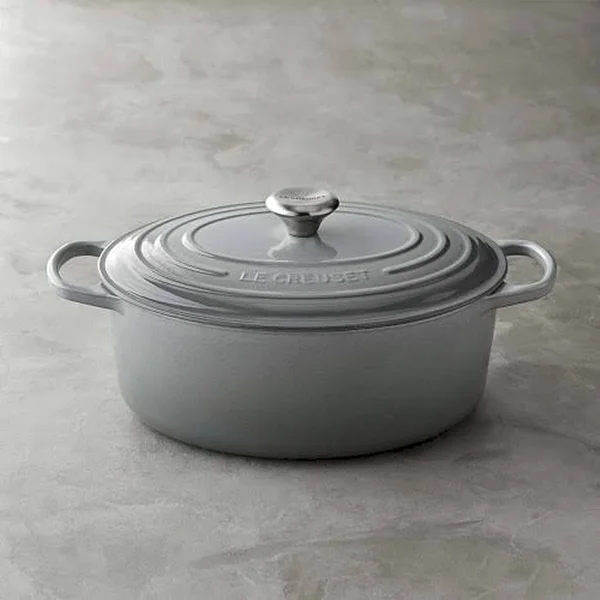 Le Creuset Oval Casserole Cast Iron 31 cm Mist Grey