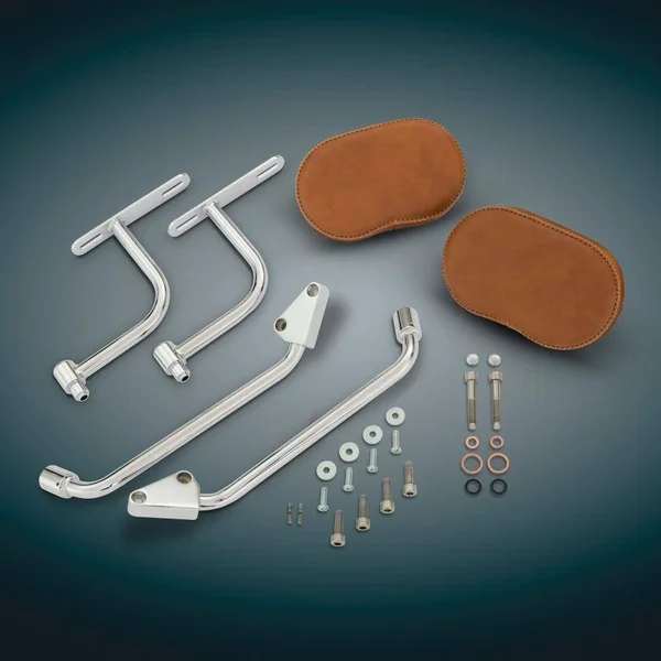 Show Chrome 30-203 Deluxe Passenger Armrests - Tan