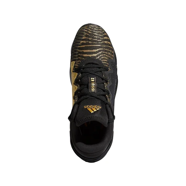 Adidas D.O.N. Issue #2 Basketball Shoes Black - Gold- Mens- Size 7.5 M