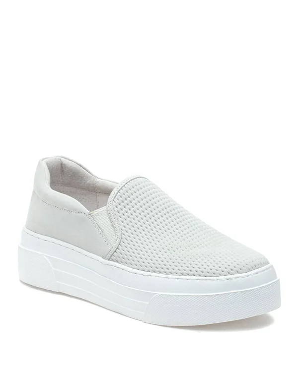 J/Slides Aileen Perforated Women's Shoes White Nubuck : 8 M