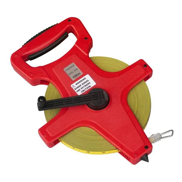 Gill Athletics Steel Measuring Tapes White 330' (100m) Open Reel 971