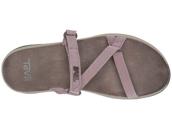 Teva Women's Elzada Slide Lea - Quail - 8