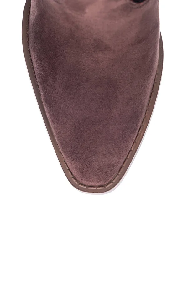 Chinese Laundry Bonnie Bootie, Size 9.5 in Brown Faux Leather at Nordstrom