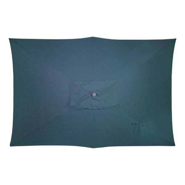 10' Rectangular Patio Umbrella DuraSeason Fabric Teal - Project 62
