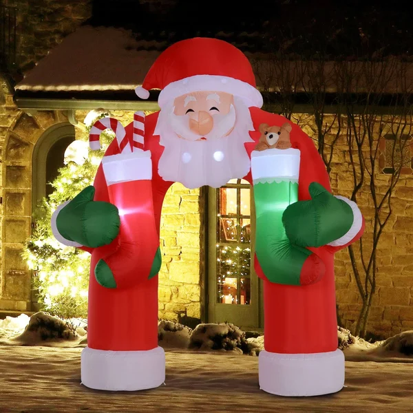 Homcom 11ft Airblown Inflatable Christmas Outdoor Lighted Yard