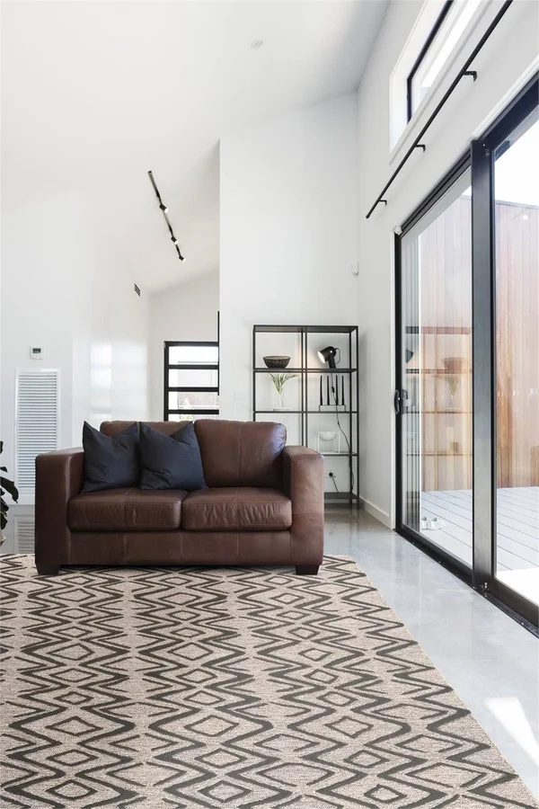 Feizy Enzo 8733F Area Rug - Charcoal/Taupe, 2&6x22 x 8& Runner