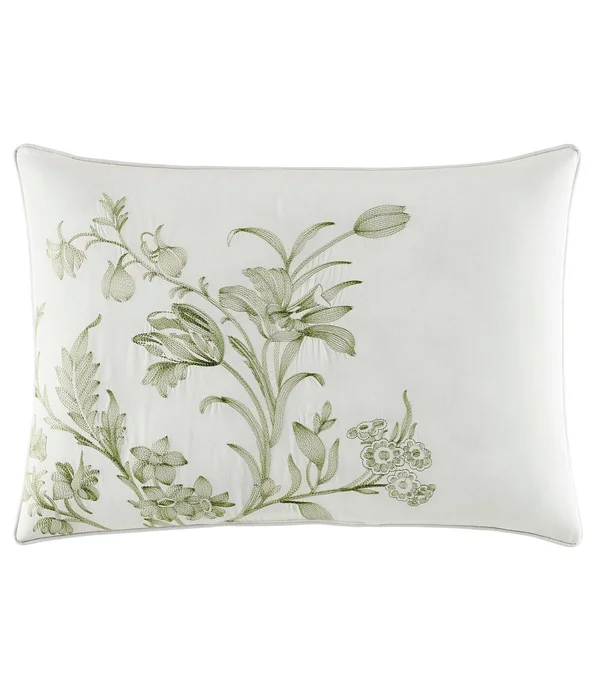 Green Natalie Comforter Set (Full/Queen) - Laura Ashley