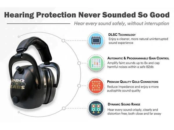 Pro-Ears Gold II 30 Black PEG2RMB