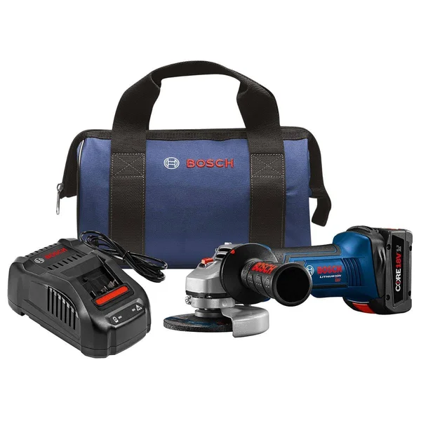 Bosch GWS18V-45B14 18V 4-1/2x22 Angle Grinder Kit with CORE18V