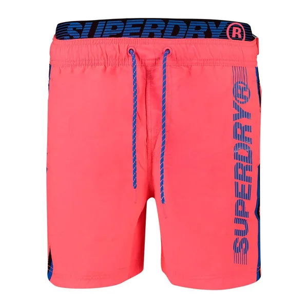 Superdry State Volley Swim Shorts - Red - Boardshorts