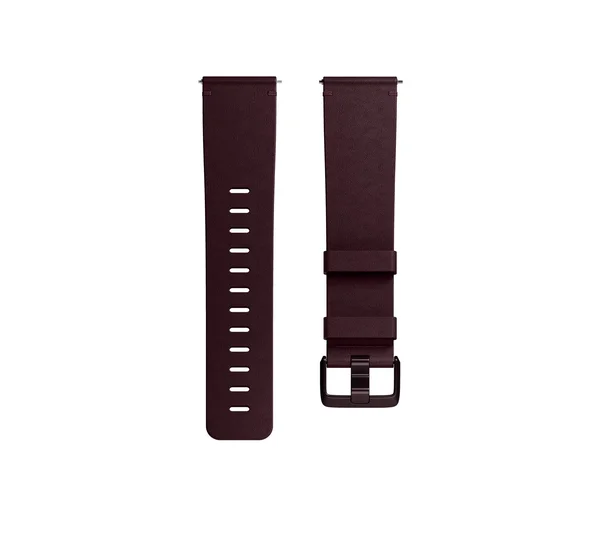 Fitbit Versa Family Horween Leather Band (Plum) - Small - Plum- Small