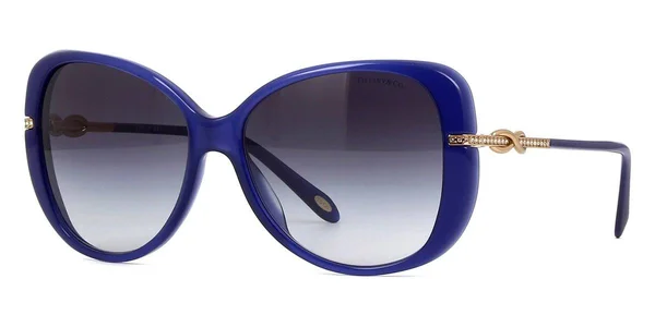 Tiffany TF4126B Sunglasses 81923C Opal Blue Grey Gradient