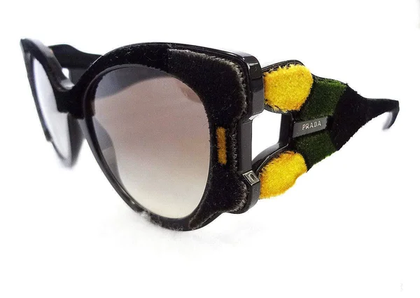 Prada Sunglasses PR 10Us 32V0A7 Black - Gradient Grey