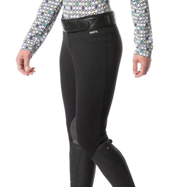 Kerrits Crossover II Knee Patch Breech - Ladies-Sand-L