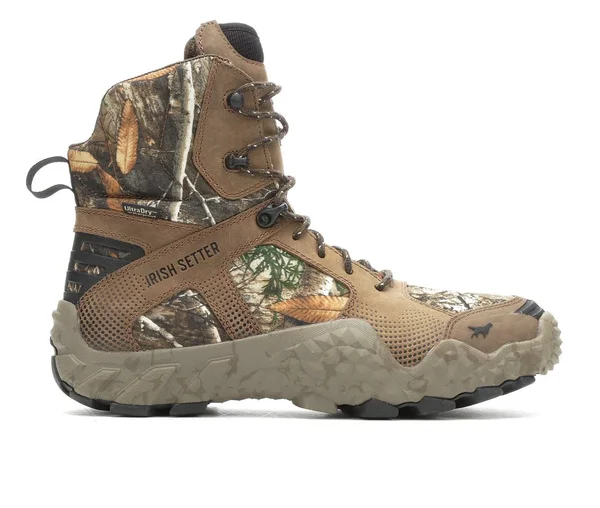 Irish Setter Men's VaprTrek Uninsulated 8-Inch Waterproof Hunting Boots - Realtree Edge 11.5 EE
