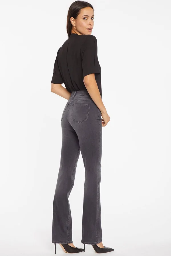 Nydj Women's Marilyn Straight Jeans in Petite in Gilt, Size: 12p