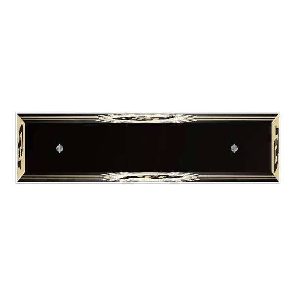 Colorado Buffaloes: Edge Glow Pool Table Light Black - Gold, Cu Logo