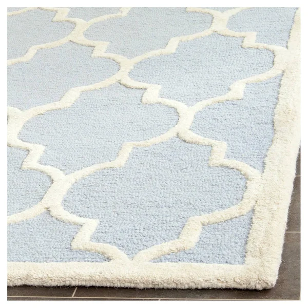 Safavieh Cambridge Light Blue/Ivory 2 ft. 6 in. x 6 ft. Rug Runner