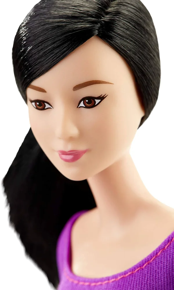 Barbie Made to Move Doll - Purple Top