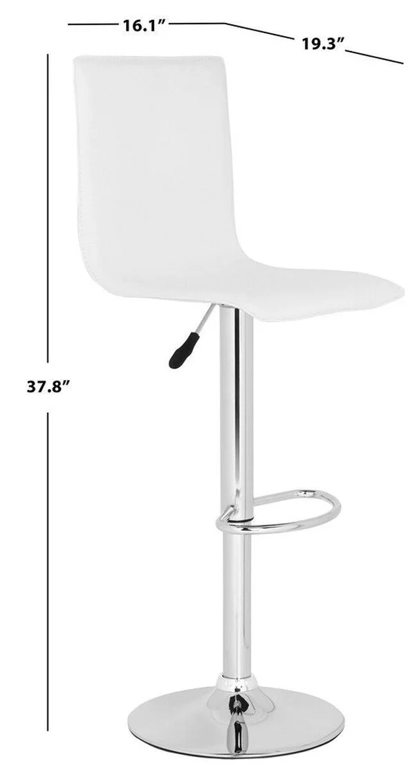 Safavieh Magda Brown Swivel Bar Stool