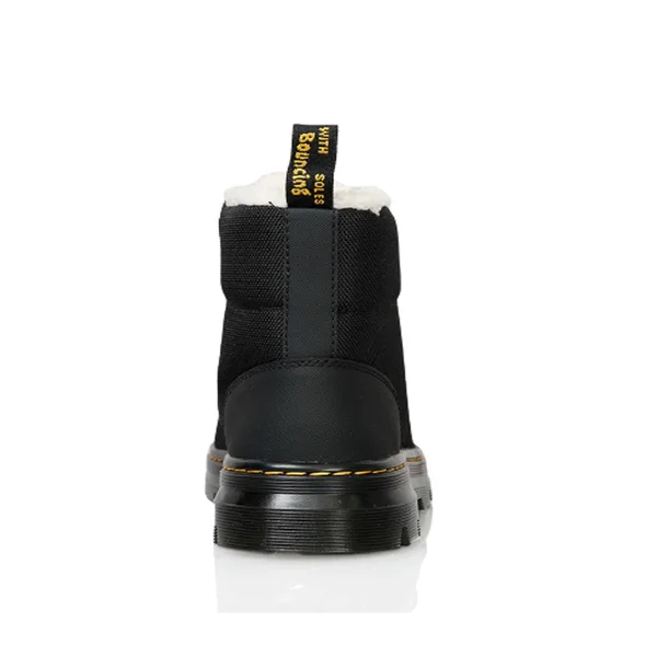 Dr. Martens Combs Fur Lined Women's Boot (Black - Size 9 - Nylon)