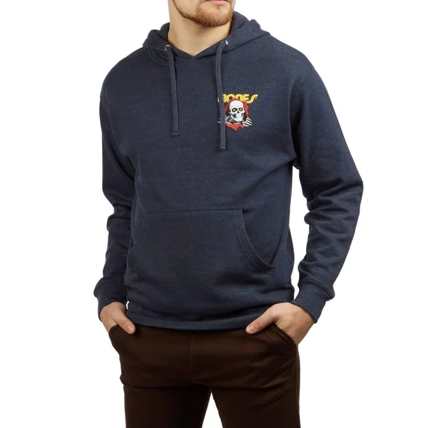 Powell-Peralta Ripper Hoodie - Navy Heather