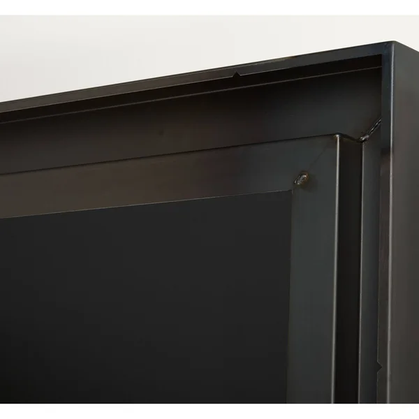 Room & Board, Modern Industry Mirror 3D 24W 36H in Mineral Brown Brown