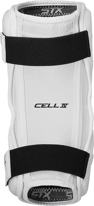 STX Cell III Lacrosse Arm Pads - White, M