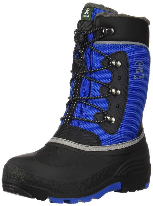 Kamik Kids Luke Winter Boots Black Blue 1