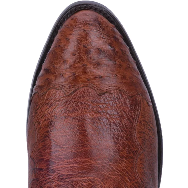 Dan Post Men's Pugh Cowboy Boot Dpp5210, Cognac Ostrich