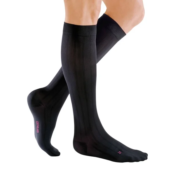 Mediven for Men Classic 30-40 mmHg Knee High, Extra Wide Calf, VI, Tall, Navy