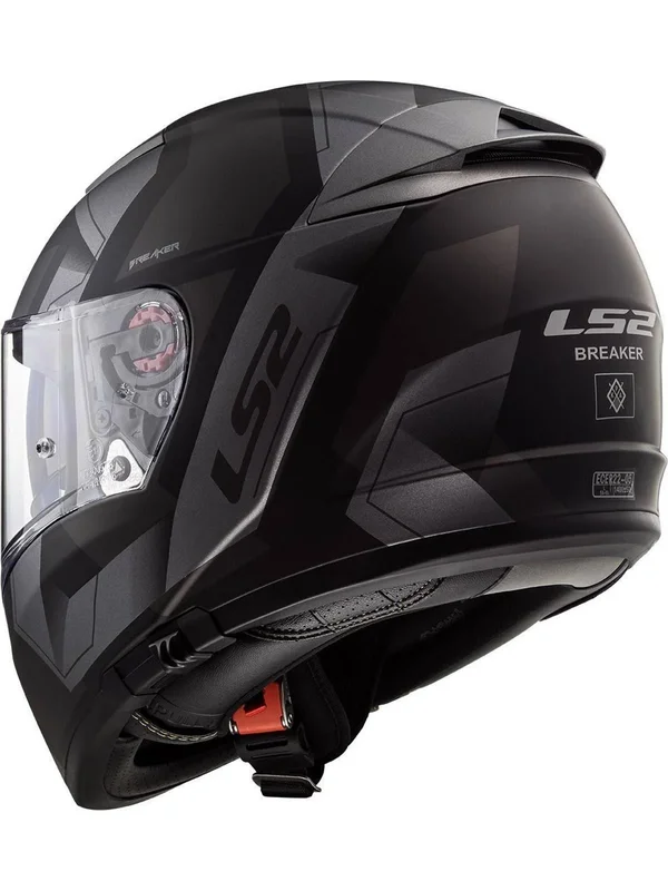 LS2 - Helmet FF390 Breaker Physics Matt Black - Titanium - Size L