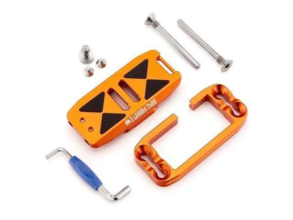 3 Legged Thing Ellie PD Universal L-Bracket Compatible with Peak Design Capture - Copper (Orange)