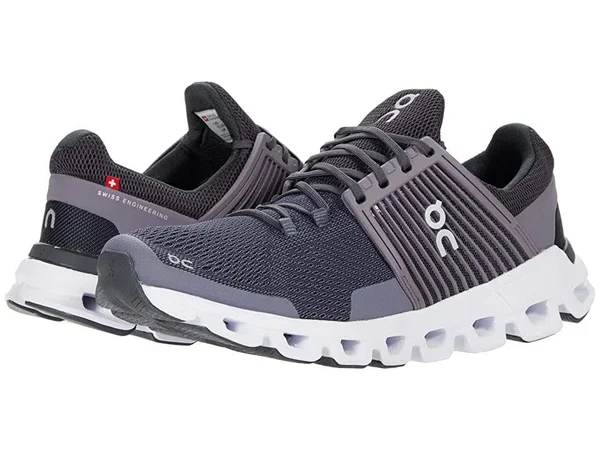 on Running Women's Cloudswift Running Shoes - Shark/Shadow, 6.5