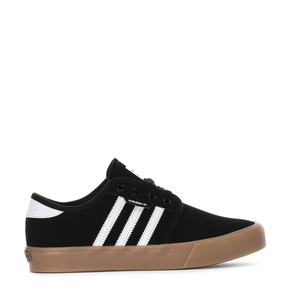 Adidas Seeley Shoes - Kids - Core Black, Cloud White, Gum - 11K