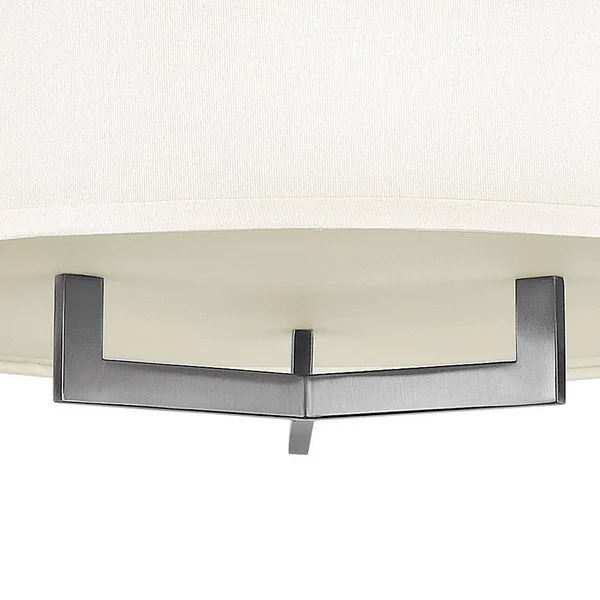 Hinkley 3201AN-LED - Hampton Semi-Flush Mount, Antique Nickel