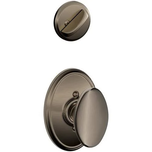 Schlage F59 Siena with Wakefield Rose Interior Active Trim Satin Nickel Finish