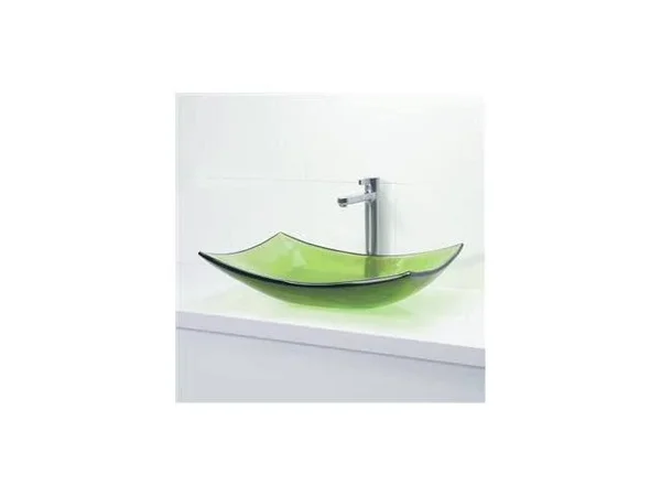 Decolav 2800-ABS Incandescence Rectangular Resin Vessel Sink, Absinthe