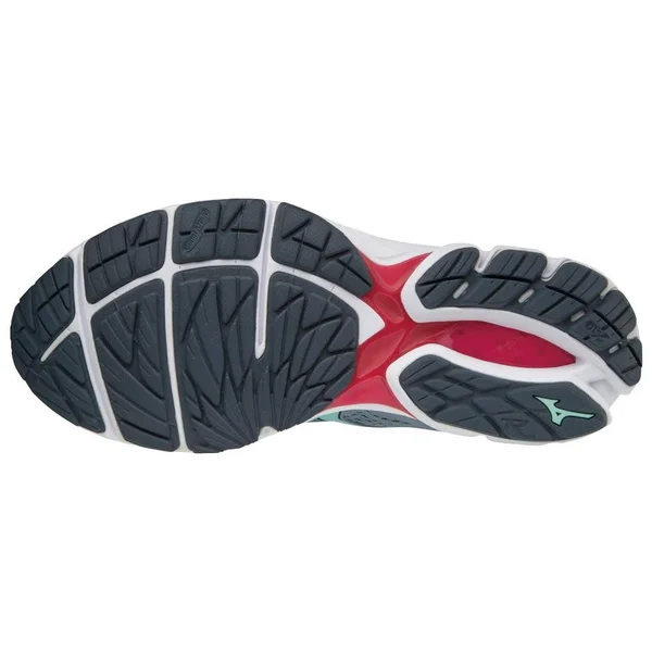 Womens Mizuno Wave Rider 22 Running Shoe Tradewinds/Teaberry