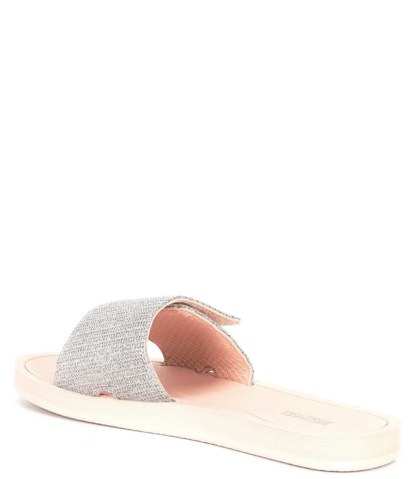 Michael Kors MK Slide Gunmetal 8 M