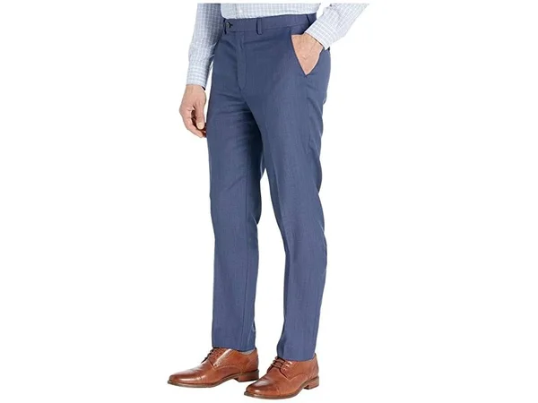 Lauren Ralph Lauren Edgewood Men's Casual Pants Blue Birdseye : 36 32