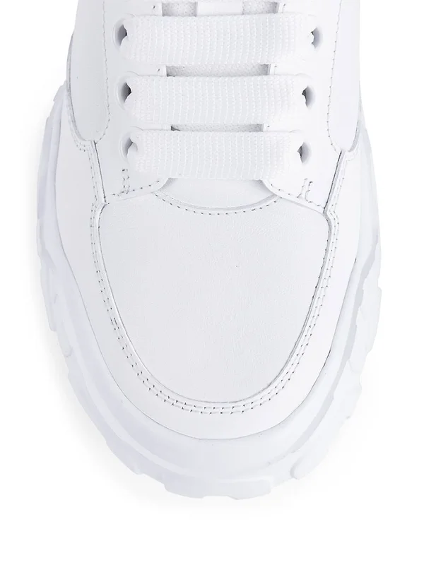 Alexander McQueen Oversized Sneakers - White/Black, Women's, 36.5EU, Sneakers & Trainers Chunky & Oversized Dad Sneakers