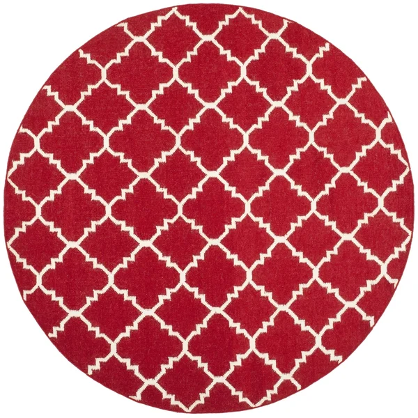 Safavieh Dhurries DHU566B 2&6x22 x 8&0x22 Runner Red, Ivory Area Rug