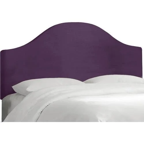 Curved Velvet Headboard - Multiple Colors and Sizes, Size: Full