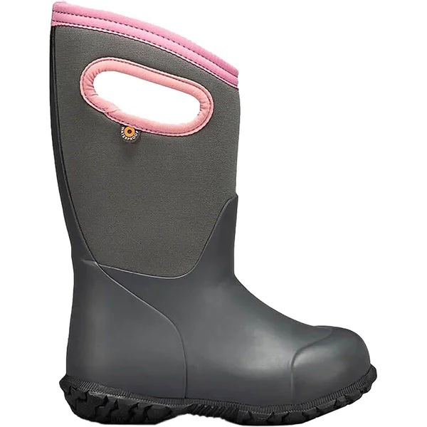 Bogs York Solid Boot - Kids& Gray - 2.0
