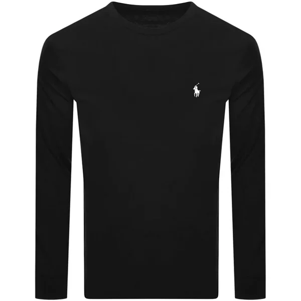 Ralph Lauren Long Sleeved T Shirt Black