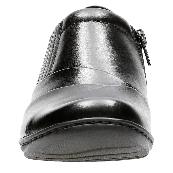 Women's Clarks Channing Essa - Size: 11, Black Leather
