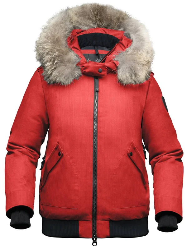 Nobis Harlow Bomber Jacket - Women's-Red-Large