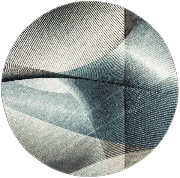 Safavieh Hollywood HLW715D 6&7x22 x 6&7x22 Square Grey, Teal Area Rug