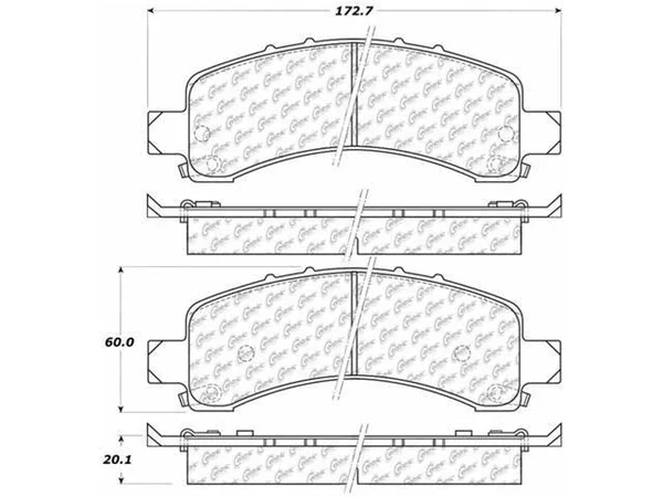 Centric 105.09740 Disc Brake Pad